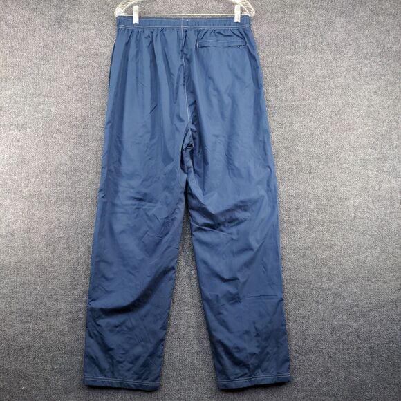 Travel Smith Men's Track Pants Blue Large Drawstring Waist Ankle Zip Mesh Lined - Picture 4 of 12